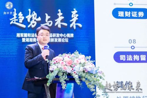 湖南省首个律所法律服务产品研发中心揭牌暨湖湘青年律师创新发展论坛成功举行